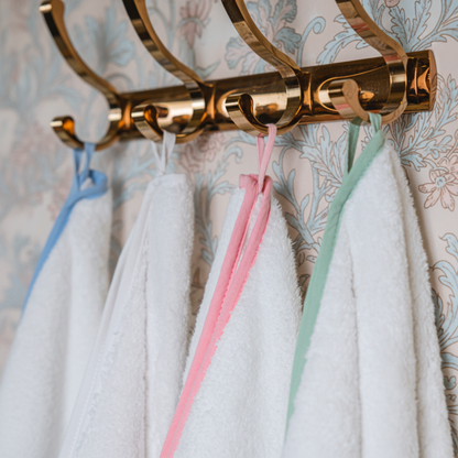 Luxury Scallop Piping Bath Towel Sets (6-Piece)