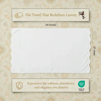Bath Towels – Fluffy, Ultra Soft & Highly Absorbent (4 pieces)